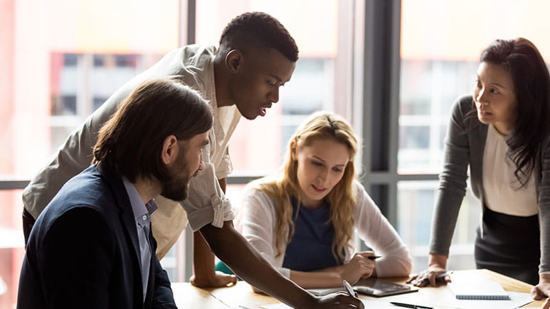 People working together